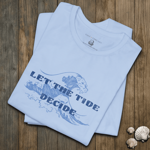 Let the Tide Decide Tee | Vintage Ocean Wave Graphic T-Shirt | Ultra-Soft Eco-Friendly Graphic Tee