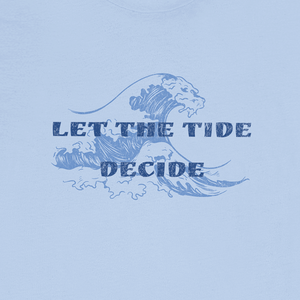 Let the Tide Decide Tee | Vintage Ocean Wave Graphic T-Shirt | Ultra-Soft Eco-Friendly Graphic Tee