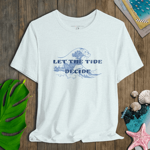 Let the Tide Decide Tee | Vintage Ocean Wave Graphic T-Shirt | Ultra-Soft Eco-Friendly Graphic Tee