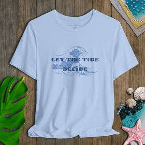 Let the Tide Decide Tee | Vintage Ocean Wave Graphic T-Shirt | Ultra-Soft Eco-Friendly Graphic Tee