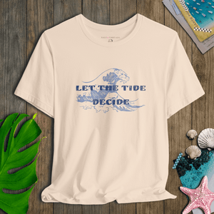 Let the Tide Decide Tee | Vintage Ocean Wave Graphic T-Shirt | Ultra-Soft Eco-Friendly Graphic Tee