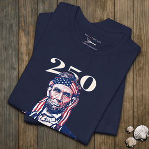 Lincoln Shreds Tee | Let Freedom Shred Rock 250 Tee | Ultra - Soft Eco - Friendly Graphic Tee