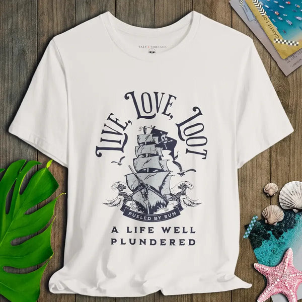 Live Love Loot Pirate Tee - Salt + Threads Co.