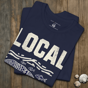 Local Manatee T-Shirt | Eco - Friendly Tribal Coastal Graphic Tee | Ultra - Soft Eco - Friendly Graphic Tee