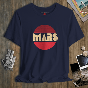 Mars Tee | Vintage Planet Mars Graphic T-Shirt | Ultra-Soft Eco-Friendly Graphic Tee