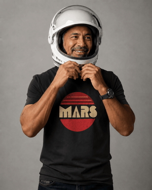 Mars Tee | Vintage Planet Mars Graphic T-Shirt | Ultra-Soft Eco-Friendly Graphic Tee