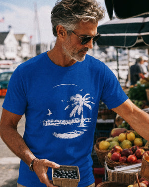 Moonrise Kingdom Tee | Vintage Island Nightscape Tee