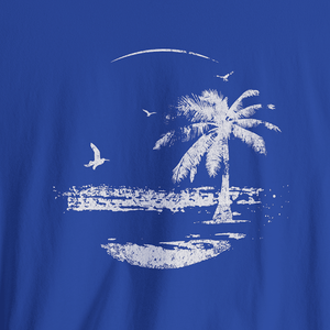 Moonrise Kingdom Tee | Vintage Island Nightscape Tee | Ultra - Soft Eco - Friendly Graphic Tee