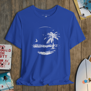 Moonrise Kingdom Tee | Vintage Island Nightscape Tee | Ultra - Soft Eco - Friendly Graphic Tee