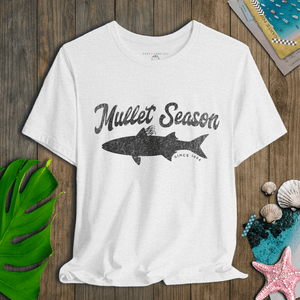 Mullet Hair Fish Tee | Party in the Back Mullet Season | Ultra-Soft Eco-Friendly Graphic Tee