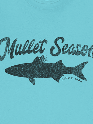 Mullet Hair Fish Tee | Party in the Back Mullet Season | Ultra-Soft Eco-Friendly Graphic Tee
