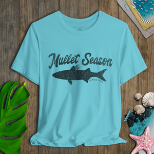 Mullet Hair Fish Tee | Party in the Back Mullet Season | Ultra-Soft Eco-Friendly Graphic Tee