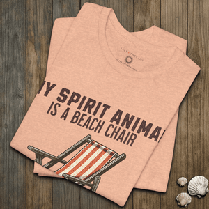 My Spirit Animal Beach Chair T-Shirt | Ultra - Soft Tee | Ultra - Soft Eco - Friendly Graphic Tee