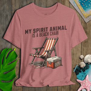 My Spirit Animal Beach Chair T-Shirt | Ultra - Soft Tee | Ultra - Soft Eco - Friendly Graphic Tee