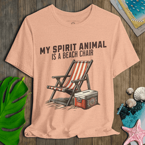 My Spirit Animal Beach Chair T-Shirt | Ultra - Soft Tee | Ultra - Soft Eco - Friendly Graphic Tee