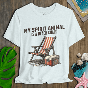 My Spirit Animal Beach Chair T-Shirt | Ultra - Soft Tee | Ultra - Soft Eco - Friendly Graphic Tee