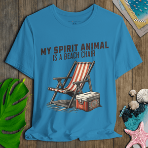 My Spirit Animal Beach Chair T-Shirt | Ultra - Soft Tee | Ultra - Soft Eco - Friendly Graphic Tee