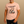 Man wearing a pink t-shirt with a graphic of a beach chair and cooler, and text 'My Spirit Animal is a Beach Chair'.