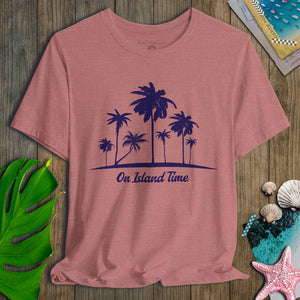 On Island Time T-Shirt | Coastal Relaxation Tee | Ultra - Soft Eco - Friendly Graphic Tee