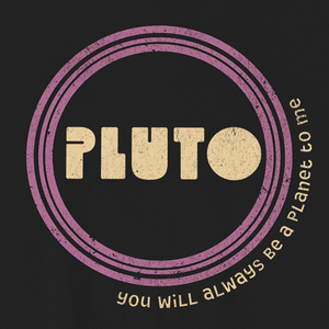 Pluto Tee | Vintage Planet Pluto Graphic T-Shirt | Ultra-Soft Eco-Friendly Graphic Tee