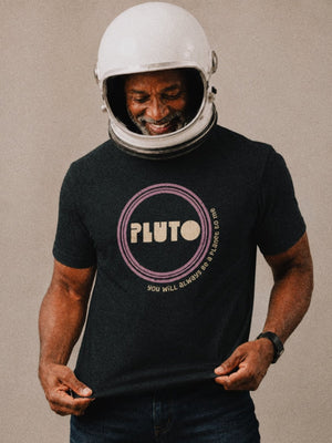 Pluto Tee | Vintage Planet Pluto Graphic T-Shirt | Ultra-Soft Eco-Friendly Graphic Tee