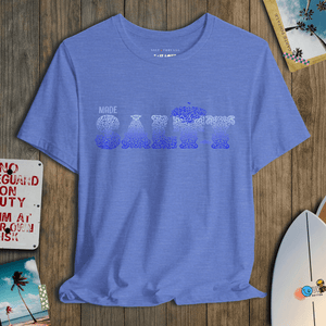 Reef Letters Tee | Made Salty Coral Graphic T-Shirt | Ultra-Soft Eco-Friendly Graphic Tee