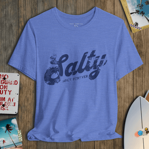Salty Since Forever Tee | Vintage Coastal Favorite | Ultra - Soft Eco - Friendly Graphic Tee