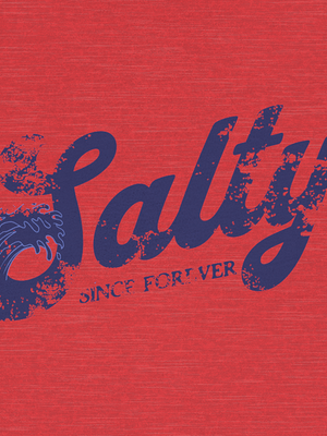 Salty Since Forever Tee | Vintage Coastal Favorite | Ultra - Soft Eco - Friendly Graphic Tee