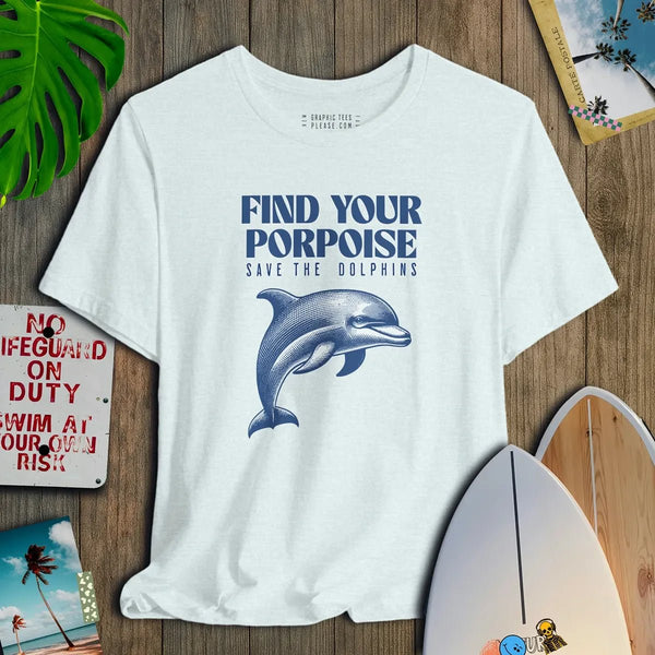 Save the Dolphins Porpoise Tee - Salt + Threads Co.