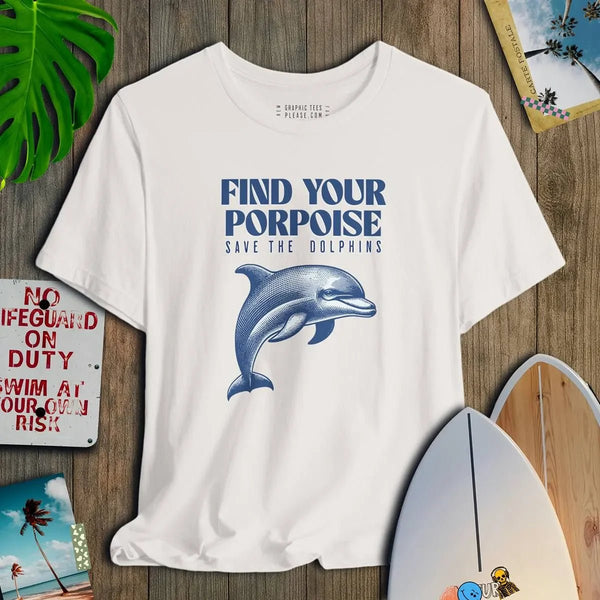 Save the Dolphins Porpoise Tee - Salt + Threads Co.