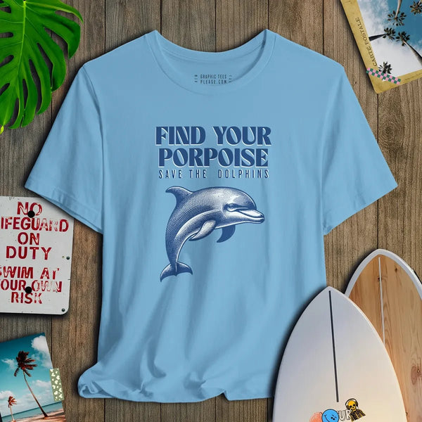 Save the Dolphins Porpoise Tee - Salt + Threads Co.