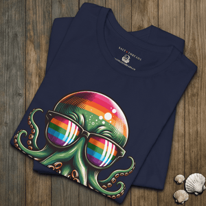 Sea Soul Tribe Chill Octopus T-Shirt | Breathable Everyday Coastal Tee | Ultra - Soft Eco - Friendly Graphic Tee