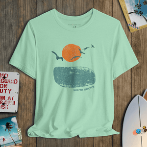 South Bound Tee | Tropical Flight Escape | Ultra - Soft Eco - Friendly Graphic Tee