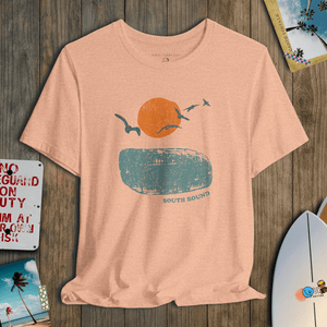 South Bound Tee | Tropical Flight Escape | Ultra - Soft Eco - Friendly Graphic Tee