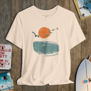 South Bound Tee | Tropical Flight Escape | Ultra - Soft Eco - Friendly Graphic Tee