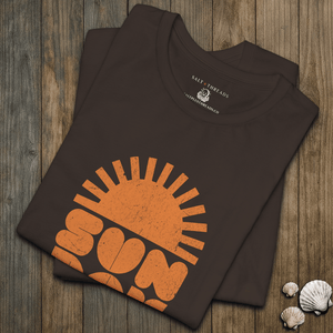 Sun Day Love T-Shirt | Vintage Eco - Friendly Ultra - Soft Graphic Tee | Ultra - Soft Eco - Friendly Graphic Tee