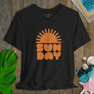 Sun Day Love T-Shirt | Vintage Eco - Friendly Ultra - Soft Graphic Tee | Ultra - Soft Eco - Friendly Graphic Tee