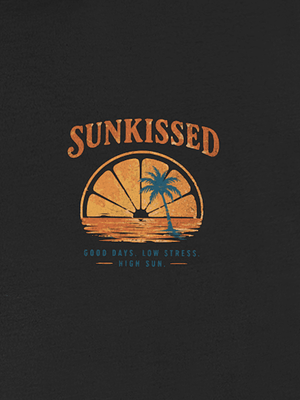 Sun Kissed Tee | Vintage Citrus Sunset Tee | Ultra-Soft Eco-Friendly Graphic Tee