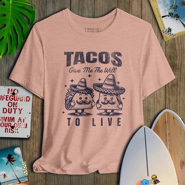 Tacos Give Me Life Tee - Salt + Threads Co.