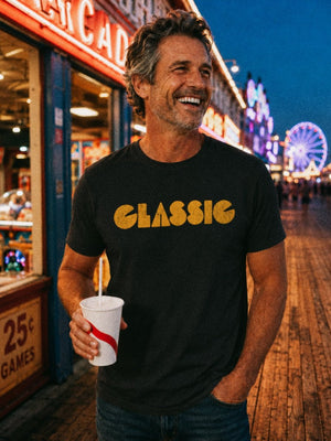The Classic Tee | Vintage 80s Style Graphic T-Shirt | Ultra-Soft Eco-Friendly Graphic Tee