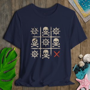 Tic Tac Treasure Map T-Shirt | Ultra - Soft Eco - Friendly Graphic Tee | Ultra - Soft Eco - Friendly Graphic Tee