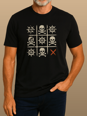 Tic Tac Treasure Map T-Shirt | Ultra - Soft Eco - Friendly Graphic Tee | Ultra - Soft Eco - Friendly Graphic Tee