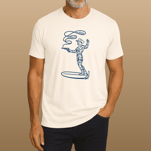 Urban Cowboy Tee | Vintage Surf Western | Ultra - Soft Eco - Friendly Graphic Tee