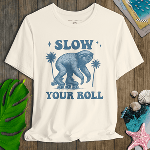 Venice Sloth Skate Tee | Laid - Back Coastal Vibe | Ultra - Soft Eco - Friendly Graphic Tee