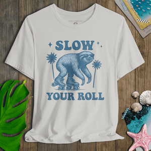 Venice Sloth Skate Tee | Laid - Back Coastal Vibe | Ultra - Soft Eco - Friendly Graphic Tee