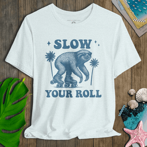 Venice Sloth Skate Tee | Laid - Back Coastal Vibe | Ultra - Soft Eco - Friendly Graphic Tee