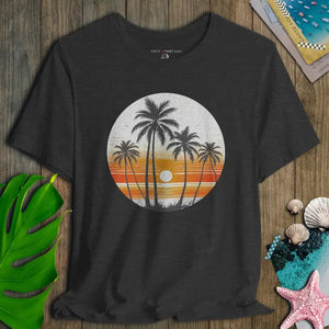 Vintage Sunset Palm Tee - Salt + Threads Co.