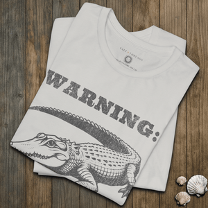 Warning: May Snap Under Pressure T-Shirt | Eco - Friendly Ultra - Soft Vintage Graphic Tee | Ultra - Soft Eco - Friendly Graphic Tee