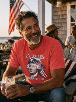 Washington Goes to 11 Tee | 250 Years Rock Tee | Ultra - Soft Eco - Friendly Graphic Tee
