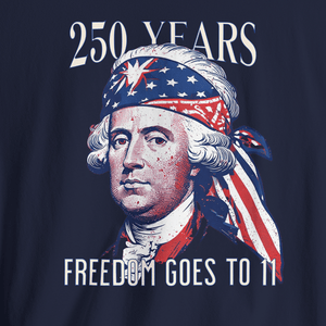 Washington Goes to 11 Tee | 250 Years Rock Tee | Ultra - Soft Eco - Friendly Graphic Tee